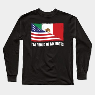 Proud Mexico Flag, Mexico gift heritage, Mexican girl Boy Friend Mexicano Chingona Long Sleeve T-Shirt